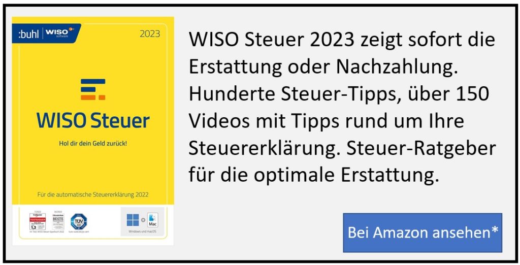 Wiso Steuer Affiliate freiwillige Steuererklärung